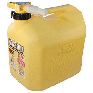 stens no-spill 1457 diesel fuel can, yellow