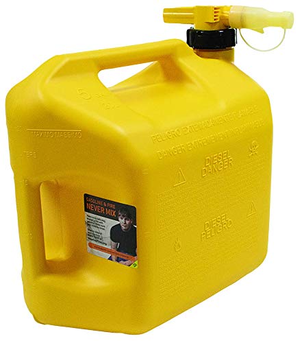 Stens No-Spill 1457 Diesel Fuel Can, Yellow