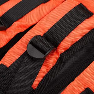 Trimmer Harness Strap, Double Shoulder Strap, Adjustable, for Heavy Trimmers and Brush Cutter, for Men and Women, of Hard Nylon, for Brush Cutter Garden Lawn, Orange