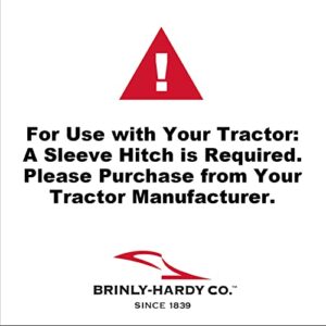 Brinly PP-510-A Sleeve Hitch Tow Behind Moldboard Plow, 10"