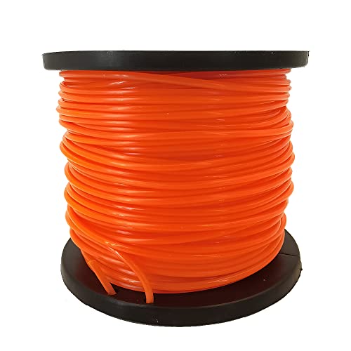 OTDSPARES 3-Pound Commercial Round .155-Inch String Trimmer Line in Spool, with Bonus Line Cutter, Orange