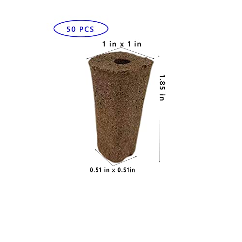 Grow Sponges for Hydroponics Seed Starter Plugs 50 pcs Compatible with AILISS PRO Indoor Garden Kit（Seeds Not Included）