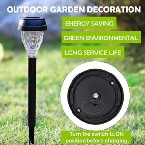 MAGGIFT 12 Pack Solar Powered Pathway Lights Outdoor Garden Lights, Waterproof Solar Landscape Lights for Lawn, Patio, Yard, Walkway, Deck, Driveway, Warm White