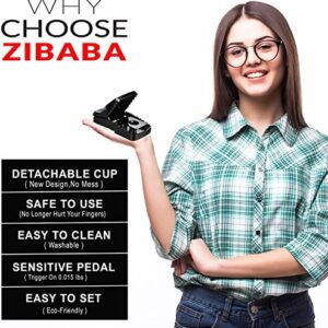 Zibaba Mouse Trap, 6 Pack (3 Large, 3 Small) Mice Trap with Gloves and Brush, Reusable and Easy to Use Mouse Traps for Indoor, Outdoor, Kitchen, Garage and Garden