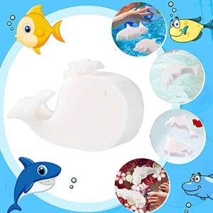 Honoson 24 Pieces Hot Tub Accessories Oil Absorbing Sponge Remover Floating Sponges Cute Shapes Clean Accessories for Swimming Pool and Hot Tub Devours Scum Slime Cleaning Supplies (Vivid Style)