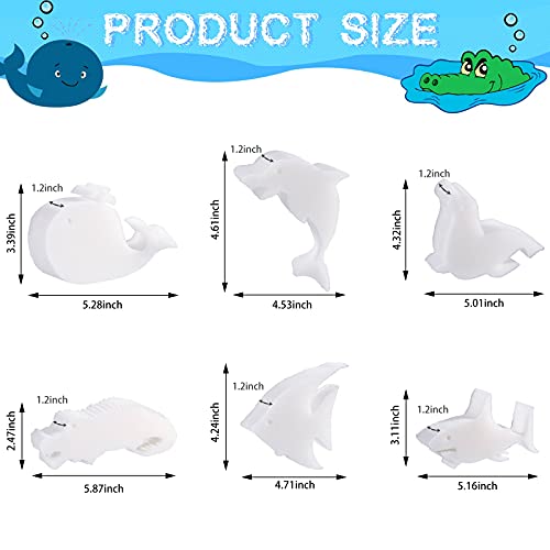 Honoson 24 Pieces Hot Tub Accessories Oil Absorbing Sponge Remover Floating Sponges Cute Shapes Clean Accessories for Swimming Pool and Hot Tub Devours Scum Slime Cleaning Supplies (Vivid Style)