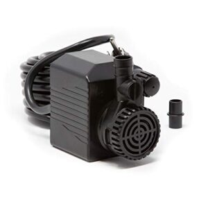 spaces places m290as 290 gph auto shut pump for indoor/outdoor waterfalls, gardens, koi ponds, and other water features, black