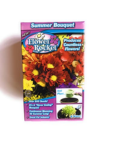 Garden Innovations Summer Bouquet Flower Rocket As Seen On TV Concentrated Seed Disc