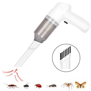 Vacuum Bug Catcher Spider and Insect Traps Catcher with USB Rechargeable Bug Pest Control,Insects and Handheld Bug Catcher with Brush Head Fluke for Stink Bug,Beetle,White Pest Suction Trap