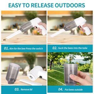 Vacuum Bug Catcher Spider and Insect Traps Catcher with USB Rechargeable Bug Pest Control,Insects and Handheld Bug Catcher with Brush Head Fluke for Stink Bug,Beetle,White Pest Suction Trap