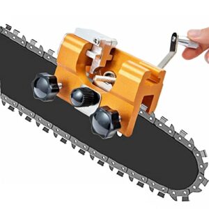 JINYI Chainsaw Chain Sharpening Jig,Chainsaw Sharpener Kit,Chainsaw Chain Sharpener is Designed to Sharpen Your Chainsaw,Suitable for All Kinds of Chain Saws、Lumberjack and Garden Worker