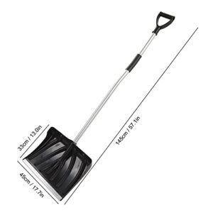 Wide Snow Shovel, 17.7in Width Anti Slip Foam Garden Snow Shovel Widely Used for Car