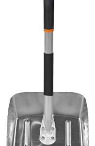 Fiskars 1000740 Snow Light Car Shovel, Black/Silver