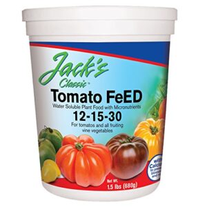 jr peters 51324 jack’s classic 12-15-30 tomato feed, 1.5 lb.