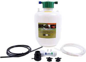 ez-flo 2020-hb 2 gallon low pressure hose bib and drip connection fertilizer injector system (7.5 liter)