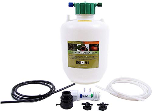 EZ-FLO 2020-HB 2 Gallon Low Pressure Hose Bib and Drip Connection Fertilizer Injector System (7.5 Liter)