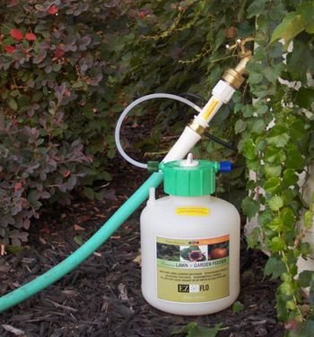 EZ-FLO 2020-HB 2 Gallon Low Pressure Hose Bib and Drip Connection Fertilizer Injector System (7.5 Liter)