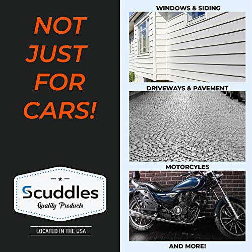 Scuddles Pressure Washer Pressure Washer | Pressure Washer Gun | Upgraded 2022 Model for Cars Full Kit Includes 5 Micro Fiber Towels and Sponge for Detailing Cars Or SUVS Pressure Washer Mega Set