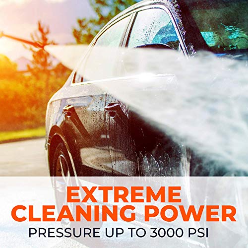 Scuddles Pressure Washer Pressure Washer | Pressure Washer Gun | Upgraded 2022 Model for Cars Full Kit Includes 5 Micro Fiber Towels and Sponge for Detailing Cars Or SUVS Pressure Washer Mega Set