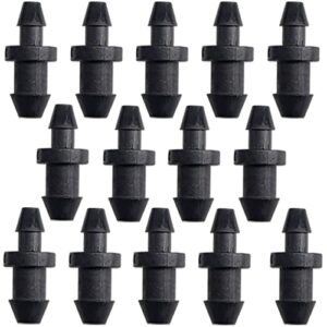 drip irrigation drip irrigation goof hole plugs 1/4 inch tube closure irrigation stoppers for hose or tubing end caps puncture to insert fittings for home garden lawn supplies (300)