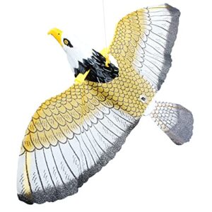 Hanging Flying Bird Luminous Eagle with Music Repellent Bird Scarer Garden Decoration Portable Household Gardening Multi Purpose Outdoor Supplies