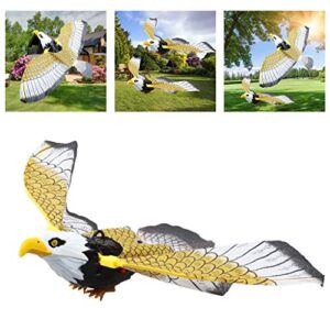 Hanging Flying Bird Luminous Eagle with Music Repellent Bird Scarer Garden Decoration Portable Household Gardening Multi Purpose Outdoor Supplies