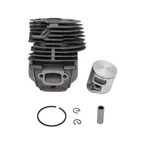 outdoor power tools 43mm 46mm cylinder piston kit compatible with husqvarna 545 550 555 560 compatible with jonsered cs2252 cs2253 cs2258 cs2260 garden chainsaw lawn mower part cylinder piston