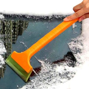 Ice Scrapers 3pcs Snow Brushes Deicing Ice Shovels - Auto Windshield Cleaning Tool Winter Snow Removal Tool for Car Garden Snow Cleaning Supplies - Yellow