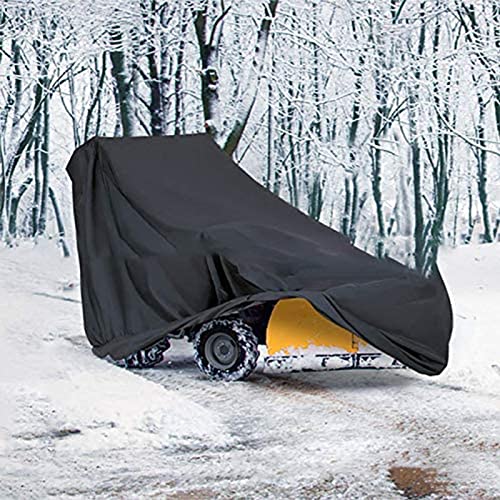 Protective Shovel Snow Remover Snow Wind Cover Shield Cover Blower Snow Patio Lawn & Garden Car Cover Wagon (Black, One Size)