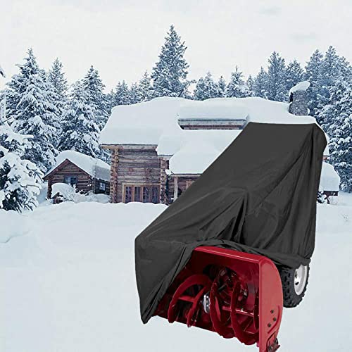 Protective Shovel Snow Remover Snow Wind Cover Shield Cover Blower Snow Patio Lawn & Garden Car Cover Wagon (Black, One Size)