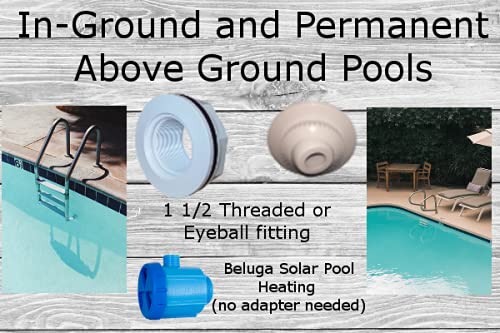 Beluga Pool Solutions 1652US Beluga Solar Pool Heating Device, Blue