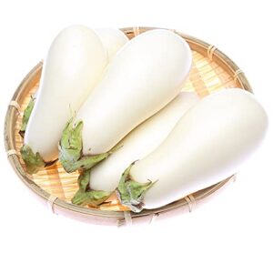 unique eggplant seeds for planting, casper white – 1 g 200+ seeds – non-gmo, heirloom egg plant seeds – home garden vegetable white eggplant seeds – sealed in a beautiful mylar package