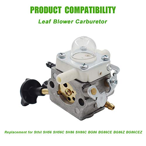 ALL-CARB Carburetor Replacement for Stihl BG86 SH56 SH56C SH86 SH86C C1M-S261B Leaf Blower