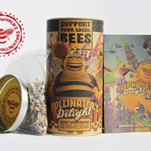 Pollinator's Delight | Flower Seed Grow Kit | The Jonsteen Company