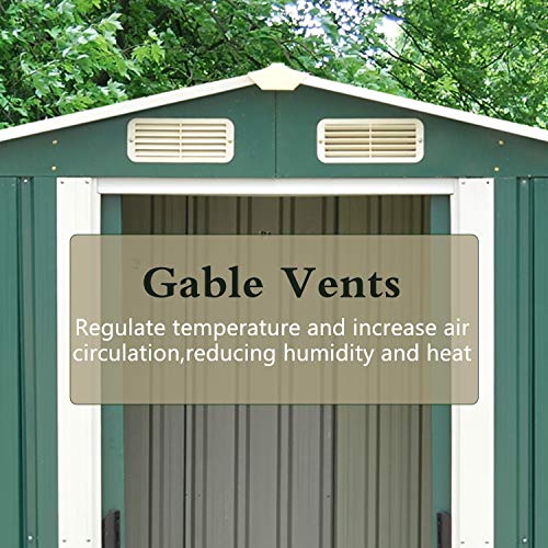 Outdoor Garden Storage Shed 6X4 FT Yard Storage Tool with Sliding Door for Backyard