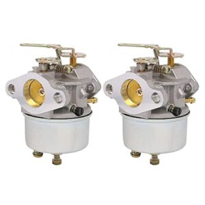 loluz 632113a carburetor compatible with tecumseh 632113 hs40 hssk40 engines mfg 1427 compatible with oregon 50-662 grass tool carb lawn mower garden(2pcs)