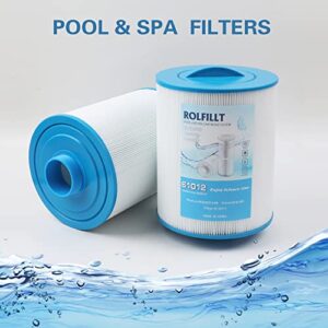 ROLFILLT 6CH-502 Replaces Artesian Spa Filter,Compatible with Pleatco PAS50SV-F2M, Filbur FC-0311，PAS502SV, PAS502SV-M, PAS50, Master Deluxe M60506, Excel XLS-604 Hot Tub Filter. 1 Pack