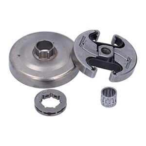 Wosune Clutch Drum, Chainsaw Clutch Iron Garden Tool Part Bearing Kit for for Car