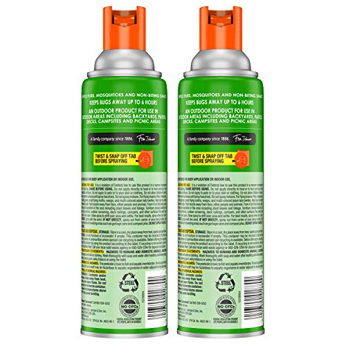 OFF! Outdoor Insect & Mosquito Repellent Fogger, Kills & Repels Insects in an up to 900 sq, ft, area, 16 oz. (Pack of 2)