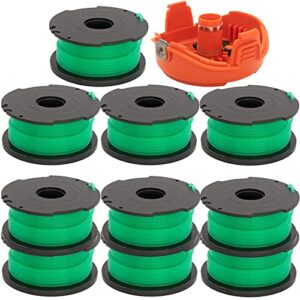bootop pin sf-080 replacement spool sf-080-bkp for black and decker gh3000 lst540 gh3000r string trimmer weed eater sf080 auto feed spool line 20ft 0.080″ with 90583594 cap covers parts