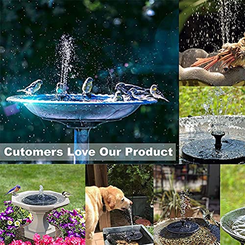 n/a Floating Solar Fountain Garden Water Fountain Pool Pond Decoration Solar Panel Powered Fountain Water Pump Garden Decoration (Size : 13cm)