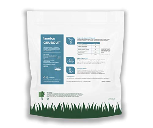 Lawnbox GrubOut 100% Organic Grub Control Insecticide 8.25 lb Bag Covers 2,500 sq ft