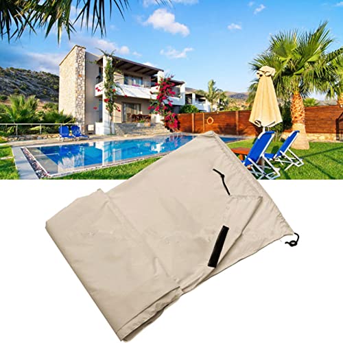 KIWOP Blanket Cover for Pool, Waterproof Protector Cover for Garden Outdoor Paddling Family Pools Protector(S：490 * 96cm)