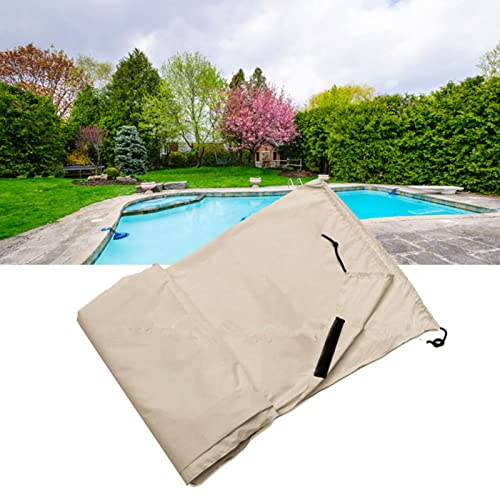 KIWOP Blanket Cover for Pool, Waterproof Protector Cover for Garden Outdoor Paddling Family Pools Protector(S：490 * 96cm)