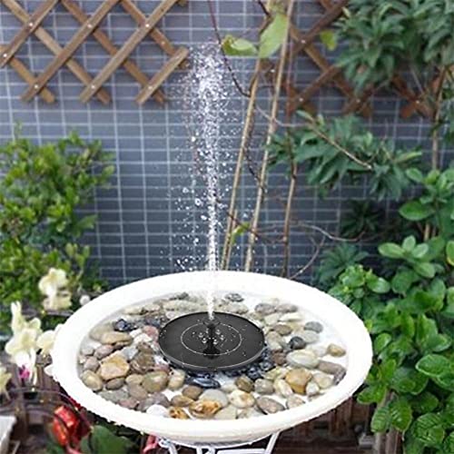 n/a 176mm 2.4W LED Ground Solar Fountain Pump Waterproof Solar Panel with Submersible Pump for Bird Bath Fountain Garden Decoration