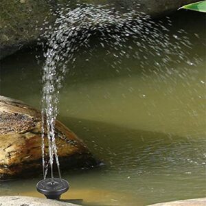 n/a 176mm 2.4W LED Ground Solar Fountain Pump Waterproof Solar Panel with Submersible Pump for Bird Bath Fountain Garden Decoration