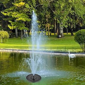 n/a 176mm 2.4W LED Ground Solar Fountain Pump Waterproof Solar Panel with Submersible Pump for Bird Bath Fountain Garden Decoration