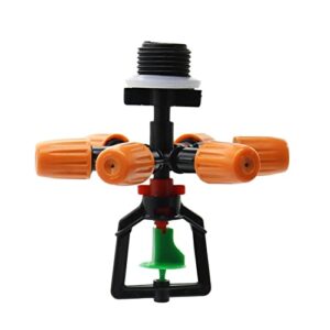 vieue garden drip irrigation system accessories 360-degree multi-nozzle nozzles for vertical spraying in agricultural greenhouses, 1 piece of suspension nozzle water mister (color : green)
