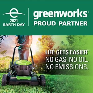 Greenworks 40V (185 MPH / 340 CFM) Brushless Cordless Blower / Vacuum, 4.0Ah Battery and Charger Included