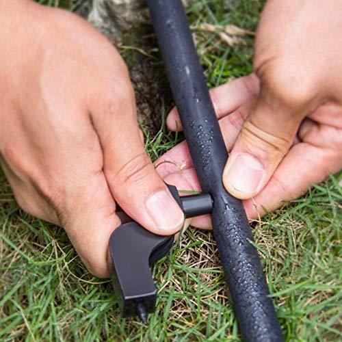 10PCS Drip Irrigation Tube Hole Punches, Kalolary Drip Hose Hole Punch for 4/7mm PE Pipe Hole Punches, 5PCS Mini Water Pipe Punch 5PCS Bull-head Tubing Punch for Outdoor Lawn Garden Water System Tools